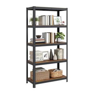 Regál ORDIFY hnedý/čierny GLR040B11 vyobraziť