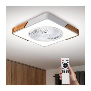 Brilagi-LED stmievateľné svietidlo s látorom LED/30W/230V 3000-6500K biela/dub + diaľkové ovládanie WF-OSD-042-WHT vyobraziť