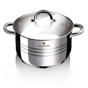 BLAUMANN - Hrniec nerez a pokrievka sklo 26cm vyobraziť