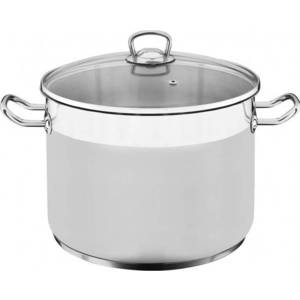 MAKRO - Hrniec BIG 14l nerez a sklenená pokrievka vyobraziť