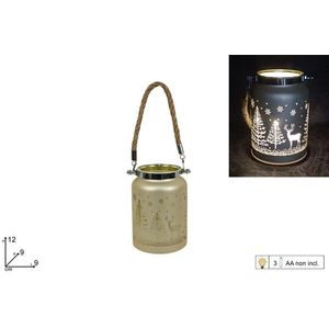 MAKRO - Lucerna vianočná 12cm vyobraziť