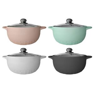 MAKRO - Misa na polievku so sklenenou pokrievkou 2L, 21x10cm, keramika vyobraziť