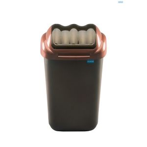 PLAFOR - Kôš na odpad FALA 30L čiernozlatý vyobraziť