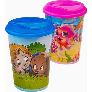 TVAR - Pohár 250ml s náustkom detský motív, umelá hmota, rôzne motívy vyobraziť