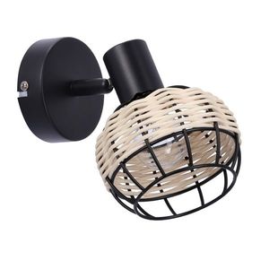 Juicy lampa kinkiet czarny 1x40W E14 klosz czarny vyobraziť
