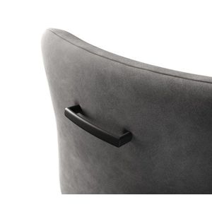 Úchytka na stoličku Flex plochý kov čierna vyobraziť