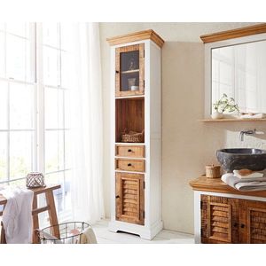 Skriňa Casa 45x190 cm mango biela prírodná vyobraziť