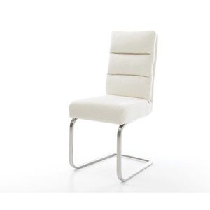 Konzolová jedálenská stolička Pela-Flex bouclé mäkký béžová konzolová vyobraziť