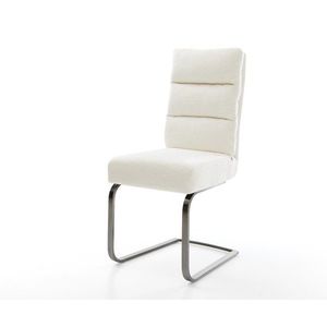 Konzolová jedálenská stolička Pela-Flex bouclé mäkký béžová konzolová vyobraziť