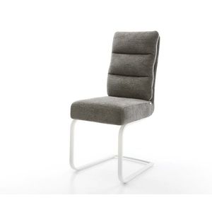 Konzolová jedálenská stolička Pela-Flex bouclé mäkký tmavobéžová vyobraziť