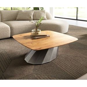 Konferenčný stolík Edge zaoblený 90x90 cm dub prírodný švajčiarska vyobraziť