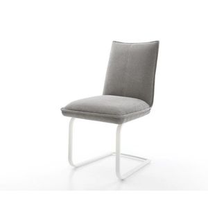 Konzolová jedálenská stolička Lelio-Flex štruktúrovaná látka mäkký vyobraziť