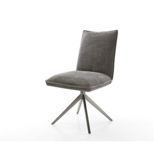 Jedálenská stolička Lelio-Flex bouclé mäkký tmavobéžová krížová vyobraziť