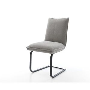 Konzolová jedálenská stolička Lelio-Flex štruktúrovaná látka mäkká vyobraziť