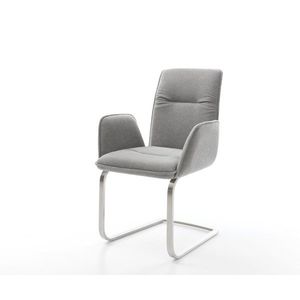 Konzolová jedálenská stolička Vinja-Flex štruktúrovaná látka mäkký vyobraziť