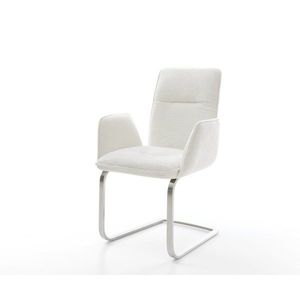 Konzolová jedálenská stolička Vinja-Flex bouclé mäkký béžová konzolová vyobraziť