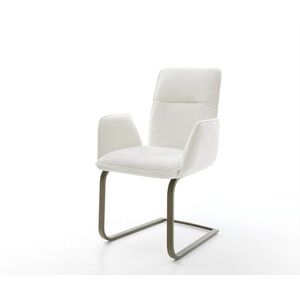 Konzolová jedálenská stolička Vinja-Flex bouclé mäkký béžová konzolová vyobraziť