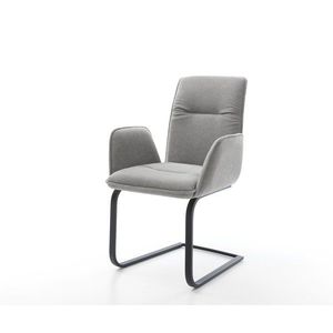 Konzolová podstava Vinja-Flex štruktúrovaná látka mäkký sivá konzolová vyobraziť