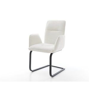 Konzolová jedálenská stolička Vinja-Flex bouclé mäkký béžová konzolová vyobraziť