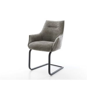 Konzolová jedálenská stolička Alja-Flex s opierkami bouclé mäkký vyobraziť