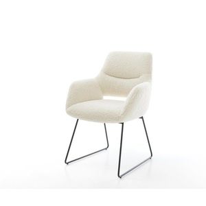 Jedálenská stolička Yago-Flex s opierkami teddy látka béžová tenká vyobraziť