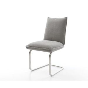 Konzolová jedálenská stolička Lelio-Flex štruktúrovaná látka mäkká vyobraziť