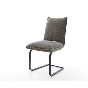 Konzolová jedálenská stolička Lelio-Flex bouclé mäkký tmavobéžová vyobraziť