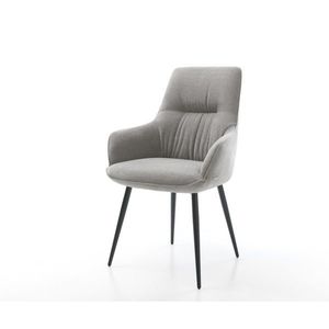 Jedálenská stolička Zelia-Flex so opierkami texturovaná látka mäkký vyobraziť