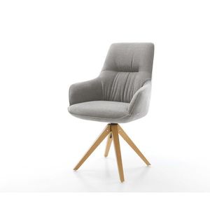 Jedálenská stolička Zelia-Flex s opierkami texturovaná látka mäkká vyobraziť