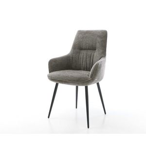 Jedálenská stolička Zelia-Flex s opierkami bouclé mäkký tmavobéžová 4 vyobraziť