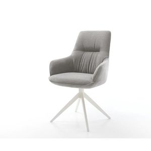 Jedálenská stolička Zelia-Flex s opierkami texturovaná látka mäkká vyobraziť