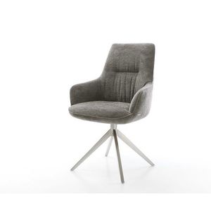 Jedálenská stolička Zelia-Flex s opierkami bouclé mäkký tmavobéžová vyobraziť