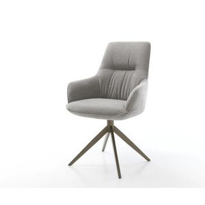 Jedálenská stolička Zelia-Flex s opierkami texturovaná látka mäkká vyobraziť