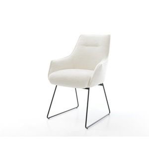 Jedálenská stolička Alja-Flex s opierkami bouclé mäkký béžová tenká vyobraziť