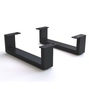 Podstava 12, 5 cm kov čierna pre skrinku hĺbky 45 cm 2-dielna sada vyobraziť