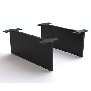 Podstava podstava v závesnom dizajne 15 cm kov čierna pre skrine hĺbky vyobraziť