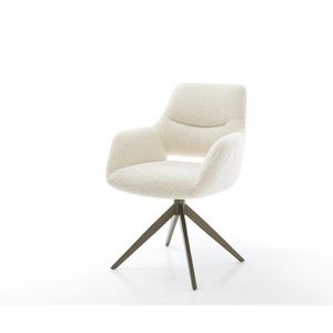 Jedálenská stolička Yago-Flex s opierkami teddy béžová krížová vyobraziť