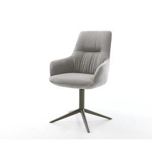 Jedálenská stolička Zelia-Flex s opierkami texturovaná látka mäkký vyobraziť