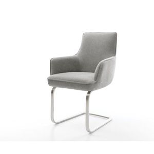 Konzolová jedálenská stolička Heira-Flex s opierkami texturovaná látka vyobraziť