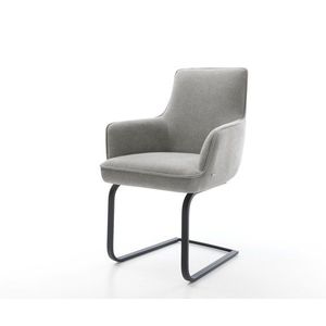 Konzolová jedálenská stolička Heira-Flex s opierkami texturovaná látka vyobraziť