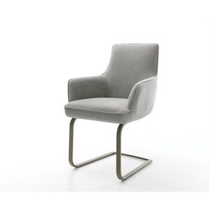 Konzolová jedálenská stolička Heira-Flex s opierkami texturovaná látka vyobraziť