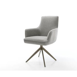 Jedálenská stolička Heira-Flex s opierkami texturovaná látka mäkká vyobraziť