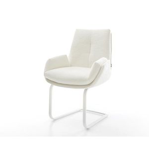 Konzolová jedálenská stolička Clea-Flex bouclé mäkký béžová konzolová vyobraziť