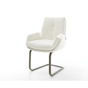 Konzolová jedálenská stolička Clea-Flex bouclé mäkký béžová konzolová vyobraziť