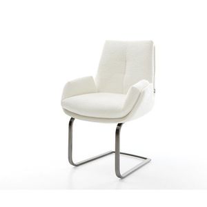 Konzolová jedálenská stolička Clea-Flex bouclé mäkká béžová konzolová vyobraziť