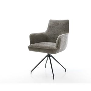 Jedálenská stolička Heira-Flex s opierkami bouclé mäkký tmavobéžová vyobraziť