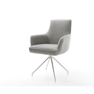 Jedálenská stolička Heira-Flex s opierkami texturovaná látka mäkký vyobraziť