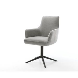 Jedálenská stolička Heira-Flex s opierkami texturovaná látka mäkký vyobraziť