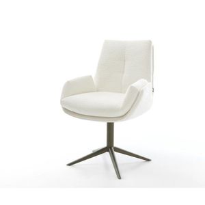 Jedálenská stolička Clea-Flex bouclé mäkký béžová podstava titánová vyobraziť