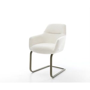 Konzolová jedálenská stolička Pejo-Flex bouclé mäkký béžová konzolová vyobraziť